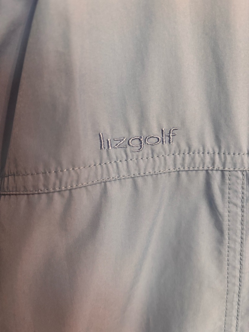 LizGolf light blue windbreaker vest - Picture 6 of 8